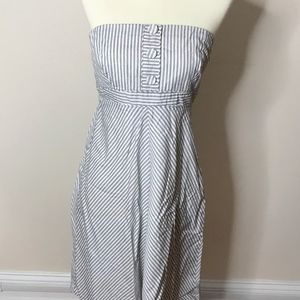 Strapless Striped Gap Dress